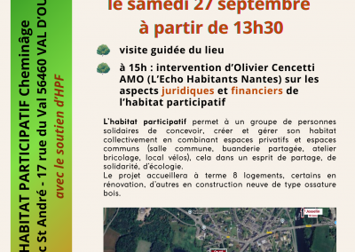 Nouvelle journée PORTES OUVERTES le 27 Septembre