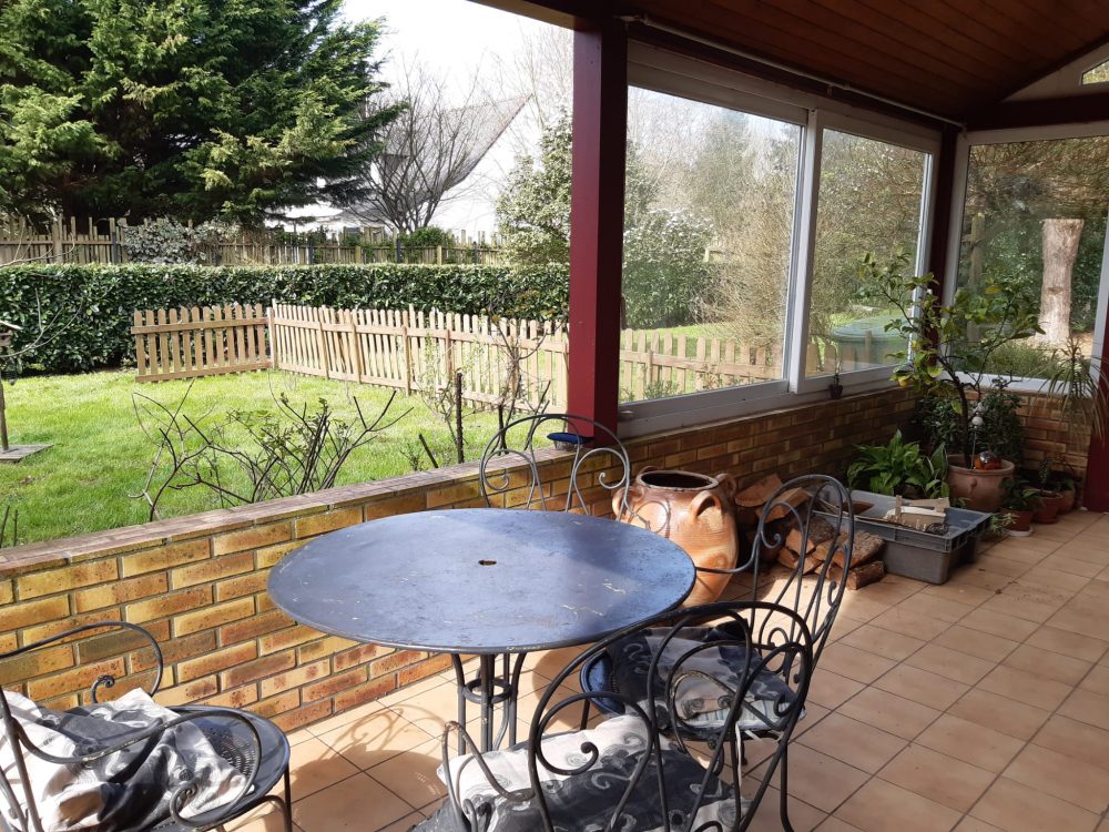 Le préau Le préau de notre maison